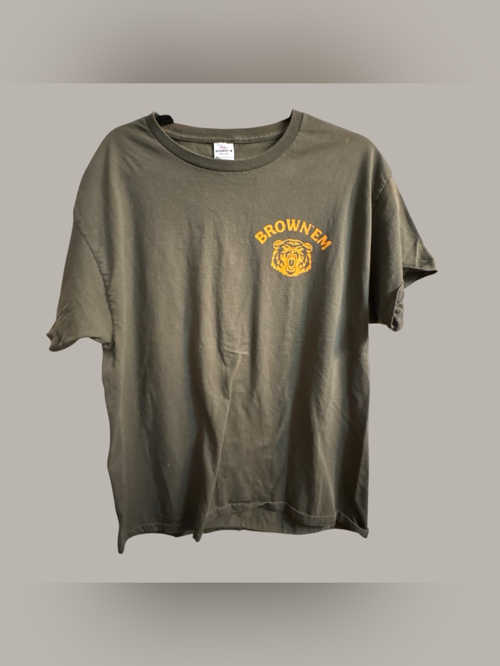 Brown University T Shirt Brown Em Bear Lincoln Woods State Park 2022 Large